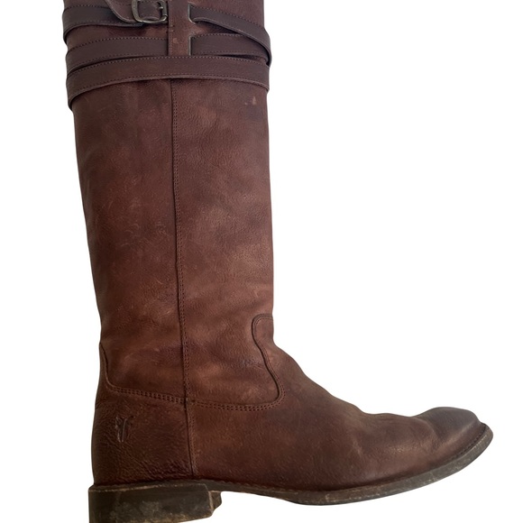 Frye Shirley Strappy Dark Brown - Picture 4 of 11